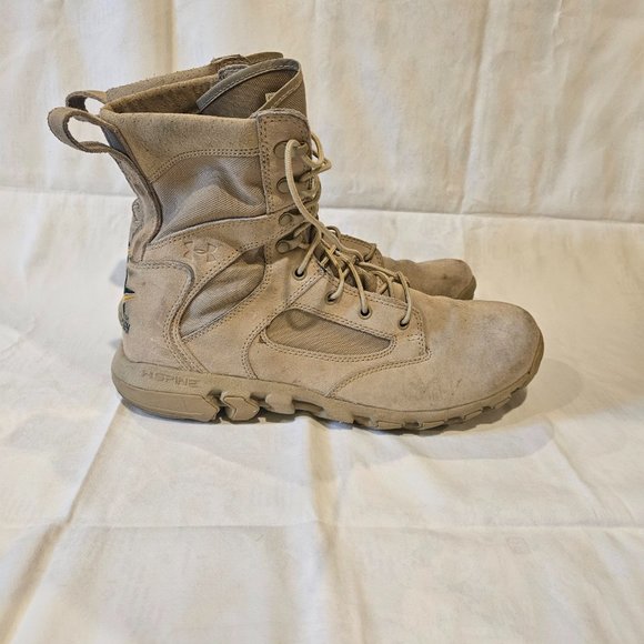 Under Armor Tan Tactical Boots Size 11 - Picture 2 of 5
